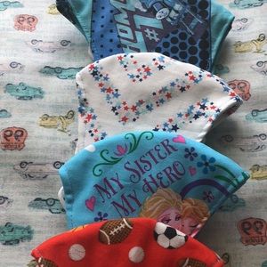 Face Masks 4 layers with filters pockets